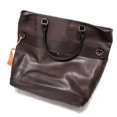 Vasco Leather Nelson 2way Bag / Brown