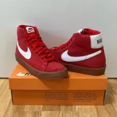 27.5cm 新品 NIKE BLAZER MID '77 SUEDE 赤白