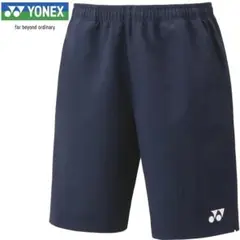 YONEX ユニハーフパンツ ネイビー LL