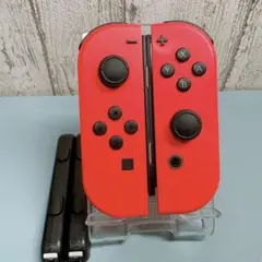 美品 人気カラー ネオンレッド Switch 左右セット ジョイコン