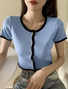 SHEIN サマーカラー スリムフィットトップス