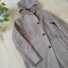 URBAN RESEARCH　DOORS フード付きムートンコート