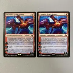 MTG DFT 灯を追う者、チャンドラ 英語版 2枚セット