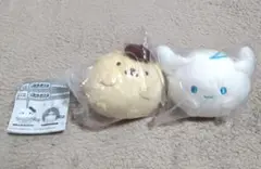 サンリオ～かぷぐるみふにゅまる!マスコット２★シナモロール★ポムポムプリン★