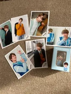 アイドル写真6枚セット+フィギュア