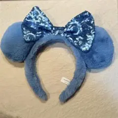 ディズニー　カチューシャ　ミニー　ふわふわ
