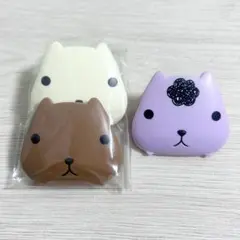 カピバラさん ホワイトさん リーゼントくん クリップ 3点セット