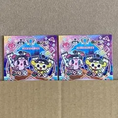 【新品未使用】 たまごっちユニ 限定ステッカー ももたろうコーデ 2枚セット