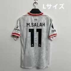24-25 リヴァプール ユニフォーム 11番 サラー 半袖 Lサイズ