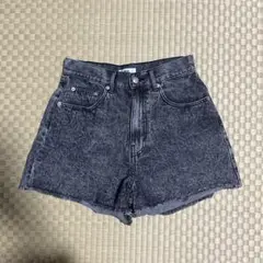 WEGO ダークグレー ハイウエストショートパンツ L