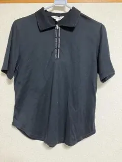 LANVIN SPORT ブラックポロシャツ 36