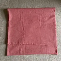 コットンストレッチ生地　着分　赤と白のチェック柄　中厚手　150cm×200cm