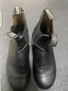 BLUNDSTONE ブラックレザー サイドゴアブーツ オーストラリア製　6