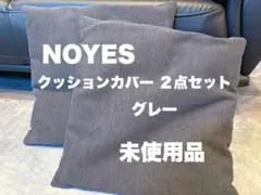 NOYES クッションカバー 2点セット グレー