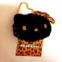 サンリオ　HELLO KITTY ヒョウ柄　ぬいぐるみ　コインケース チャーム