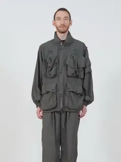 MULTI POCKETS DETACHABLE UTILITY BLOUSON