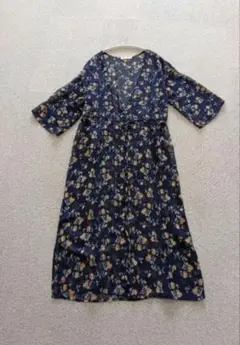 chocol raffine ショコラフィネローブ　シースルー　ワンピース M