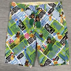 美品　LOUD MOUTH ラウドマウス　ハワイ　総柄　ハーフパンツ
