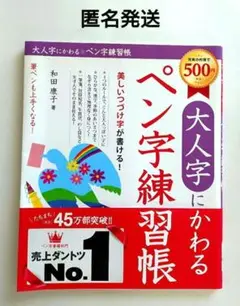 【未使用・美品】大人字にかわるペン字練習帳 美しいつづけ字が書ける