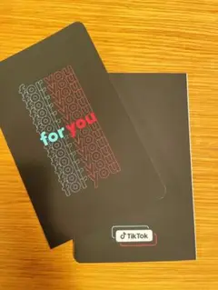 TikTok ノートブック*2 ボールペ*5本 プレゼント付き