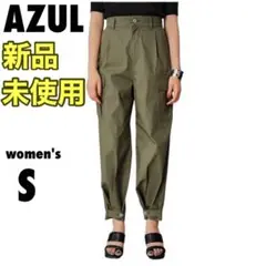 【新品】AZUL カーゴパンツ 細身 カジュアルパンツ 上品 美脚【S】c630