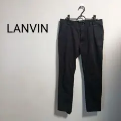 S275 ランバン LANVIN ブラック スリムフィットパンツ シンプル