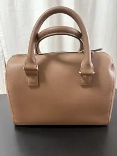 美品　ユニクロ　ミニボストンバッグ　ブラウン