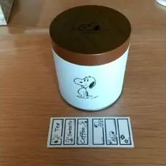 スヌーピー収納缶とラベルセット