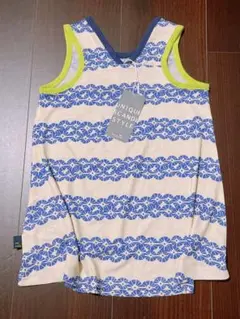 モイモルン 花柄ストライプタンクトップ 90cm タグ付き新品