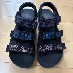 ALGY ブラック サンダル22cm