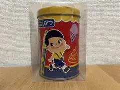 不二家　チョコえんぴつ立て缶　缶のみ　ペコちゃんポコちゃん