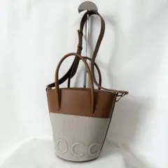 COCCINELLE Myrtha マキシロゴ バケットバッグ　2way