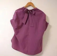 TINES リボン付きブラウス Mサイズ ピンク？ 早い方優先 9号 夏服