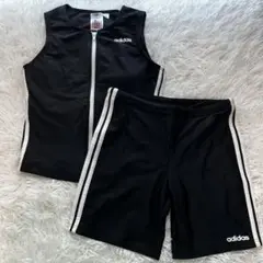 【美品】adidas アディダス　スポーツ水着　セパレート　LLサイズ