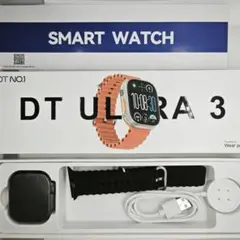 DT Ultra 3 Pro ブラック/スマートウォッチ 2025年最新