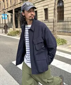 新品 未使用 CPCM W.U.S ネイビー ミリタリージャケット 値下げ歓迎