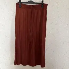 GＡＰ　ギャップ　Ｌ　ブラウン　プリーツ調　ロングスカート　新品未使用