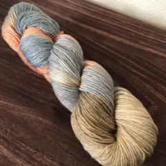 ヴィンテージカラーグラデーションウールヤーン100ｇ