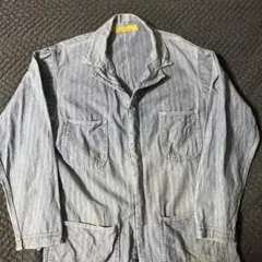 50's REDKAP レッドキャップ　ヘリンボーンショップコート RED KAP ヴィンテージHBTショップコート グレー 50s | DUFF