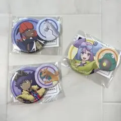 ポケモンマスターズ EX ポケモン トレーナー 缶バッジ