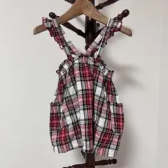 ラグマート RAGMART チェック柄ワンピース フリル ベビー80cm
