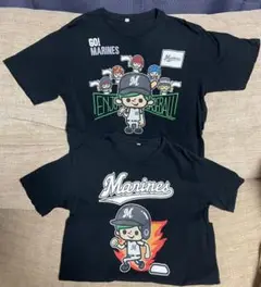 千葉ロッテマリーンズ　コラボTシャツ Lサイズ 2枚セット