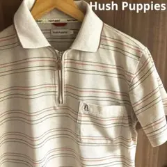 【可愛い◎】Hush Puppies ハッシュパピー ジップアップボーダーポロ