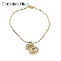 Dior ディオール CD アルファベット ブレスレット ライトストーン