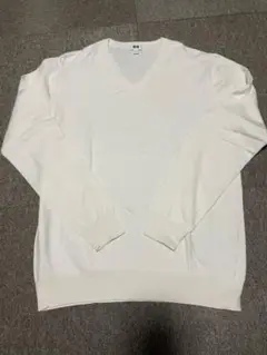 UNIQLO ウォッシャブルVネックセーター Lサイズ