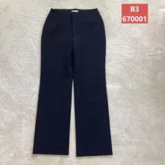 B3 美脚ストレッチパンツ　黒　32サイズ　670001
