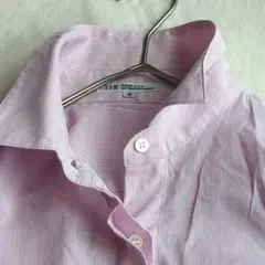 【美品✨】23区上質ストライプコットンシャツチュニック薄手