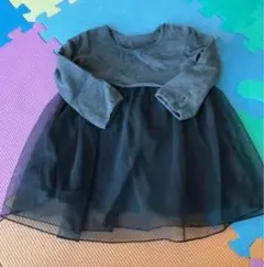 UNIQLO チュール　長袖ワンピース　女の子　ワンピース