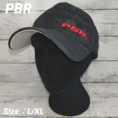 ☆PBR☆ バッファロープリント キャップ フレックスフィット ブラック