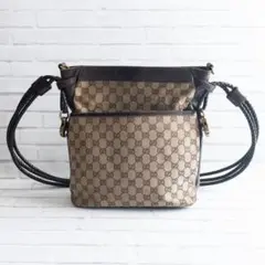 【良品】GUCCI グッチ GGキャンバス ショルダーバッグ 正規品